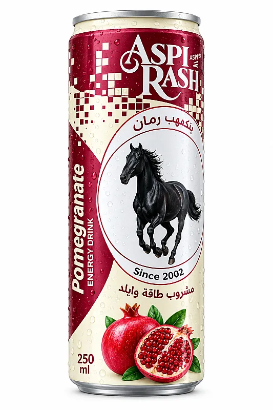 اسبي رش مشروب طاقة رمان 330 مل